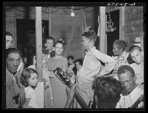 Guanica, Puerto Rico (vicinity). At a Three Kings' eve party in a tenant farmer's home in the sugar country