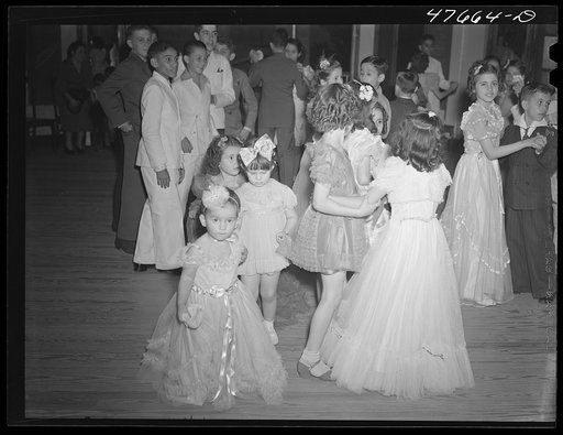 Yauco, Puerto Rico. Three Kings' eve party for children of middle class families at the Casino