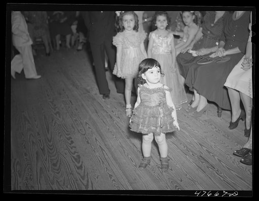 Yauco, Puerto Rico. Three Kings' eve party for children of middle class families at the Casino
