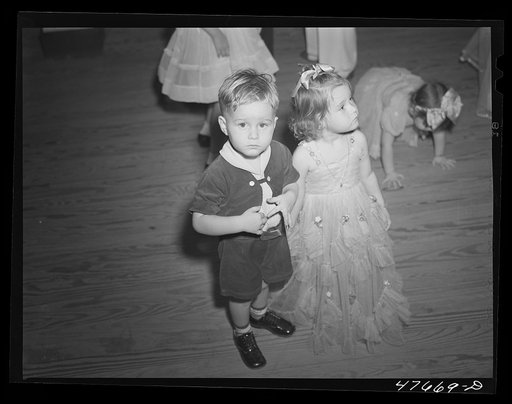 Yauco, Puerto Rico. Three Kings' eve party for children of middle class families at the Casino