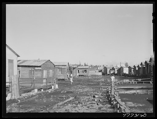 Untitled photo, possibly related to: San Juan, Puerto Rico. In the huge slum area known as "El Fangitto" ("the mud")