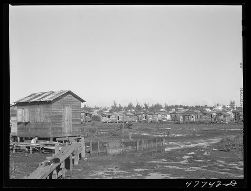 San Juan, Puerto Rico. In the slum area known as "El Fangitto" ("the mud")