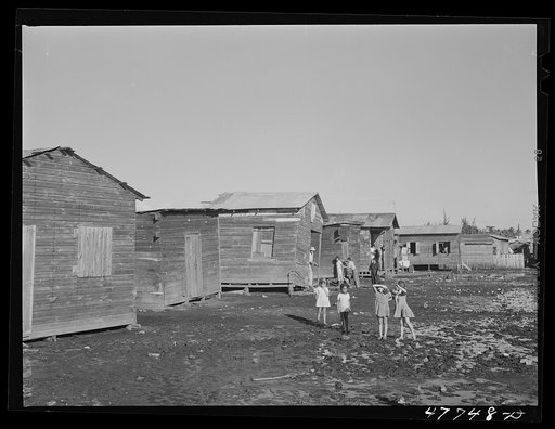 San Juan, Puerto Rico. In the huge slum area known as "El Fangitto" ("the mud")