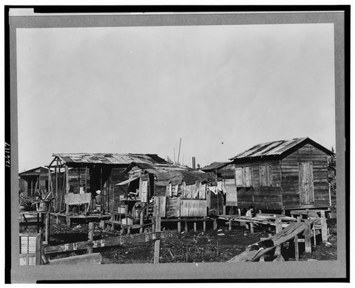 San Juan, Puerto Rico. In the huge slum area known as "El Fangitto" ("the mud")