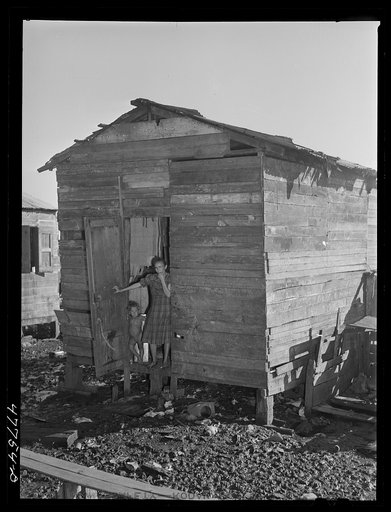 San Juan, Puerto Rico. In the huge slum area known as "El Fangitto" ("the mud")