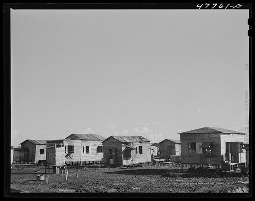 San Juan, Puerto Rico. In the huge slum area known as "El Fangitto" ("the mud")