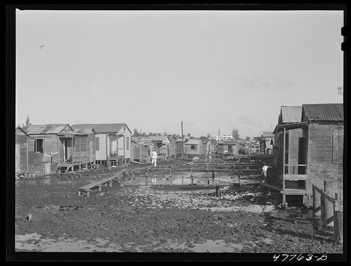 San Juan, Puerto Rico. In the huge slum area known as "El Fangitto" ("the mud")