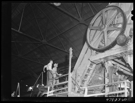 Untitled photo, possibly related to: Ensenada, Puerto Rico. In the sugar mill of the South Puerto Rico sugar company
