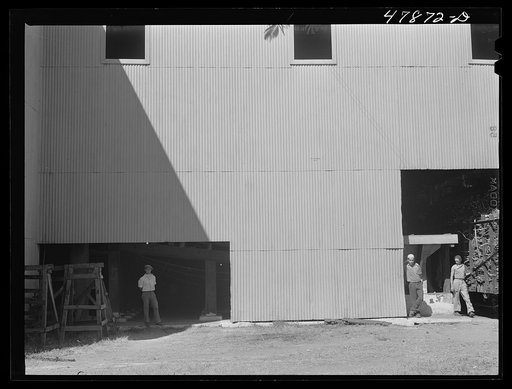 Untitled photo, possibly related to: Ensenada, Puerto Rico. Apparatus for tilting the truck in order to slide the sugar cane down into the grinding mills at the South Puerto Rico Sugar Company