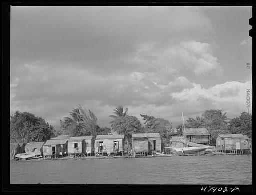 Puerto Real, Puerto Rico. Part of the extremely poor little fishing village on the southwest coast of Puerto Rico