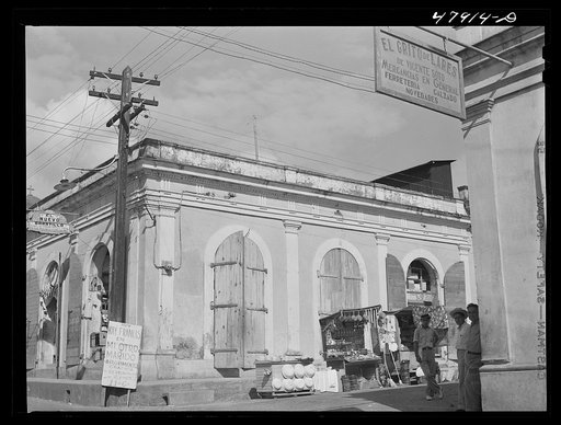 Lares, Puerto Rico. Street scene