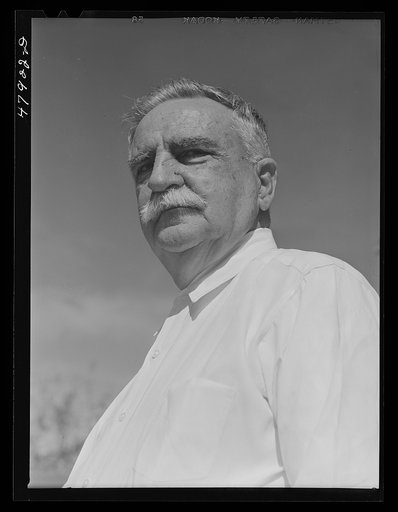 Untitled photo, possibly related to: Guanica, Puerto Rico (vicinity). Don Luis Quinones, member of an old Puerto Rican family. His house was used as headquarters by the American forces of occupation in the Spanish-American War. He is the father of a FSA (Farm Security Administration) district superv