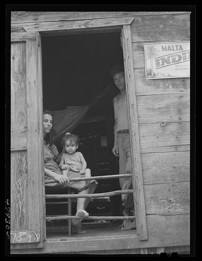 Untitled photo, possibly related to: San German, Puerto Rico (vicinity). Farm laborer's family in the hills