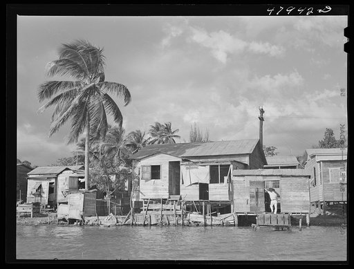 Puerto Real, Puerto Rico. Part of the extremely poor little fishing village on the southwest coast of Puerto Rico