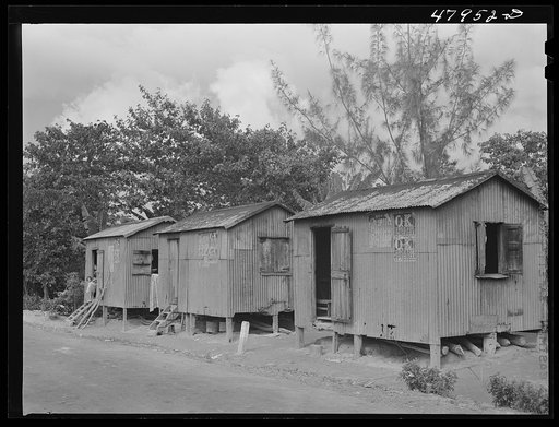 Untitled photo, possibly related to: Lajas, Puerto Rico (vicinity). Coffee laborer's company house