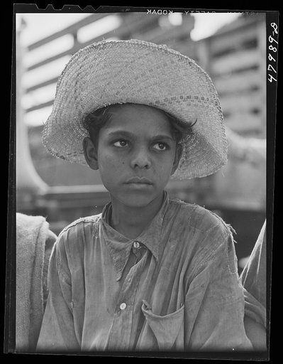 Untitled photo, possibly related to: San Sebastian, Puerto Rico (vicinity). Farmer's son on a road