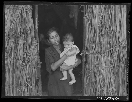 Untitled photo, possibly related to: San Sebastian, Puerto Rico (vicinity). Widow and child of a farm laborer