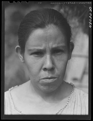 Untitled photo, possibly related to: Utuado, Puerto Rico (vicinity). FSA (Farm Security Administration) borrower's wife living in the hills