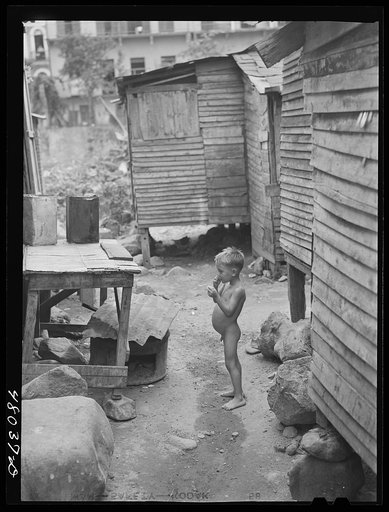 Utuado, Puerto Rico. In the slum area
