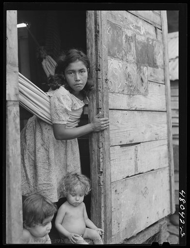Utuado, Puerto Rico. In the slum area