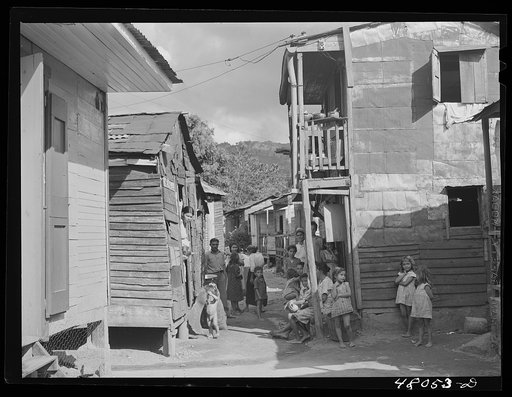 Untitled photo, possibly related to: Utuado, Puerto Rico. In the slum area