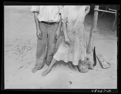 Untitled photo, possibly related to: Utuado, Puerto Rico (vicinity). FSA (Farm Security Administration) borrower and his wife living in the hills