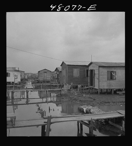 San Juan, Puerto Rico. In the huge slum area known as "El Fangitto"