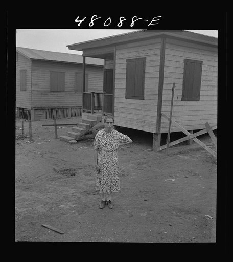 Untitled photo, possibly related to: San Juan, Puerto Rico. In the huge slum area known as "El Fangitto"