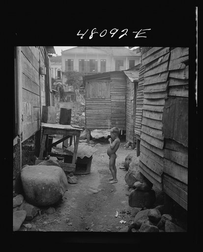 Untitled photo, possibly related to: Utuado, Puerto Rico. In the slum area