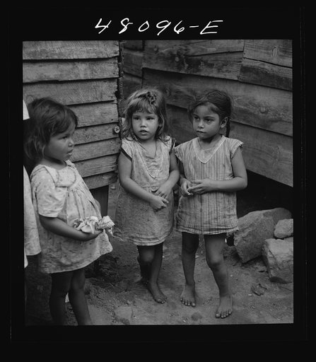 Untitled photo, possibly related to: Utuado, Puerto Rico. Children in the slum area
