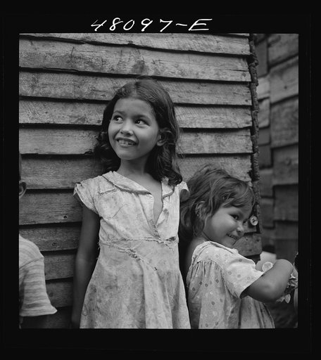Utuado, Puerto Rico. Children in the slum area