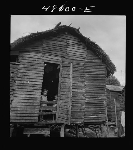 Utuado, Puerto Rico. Children in the slum area