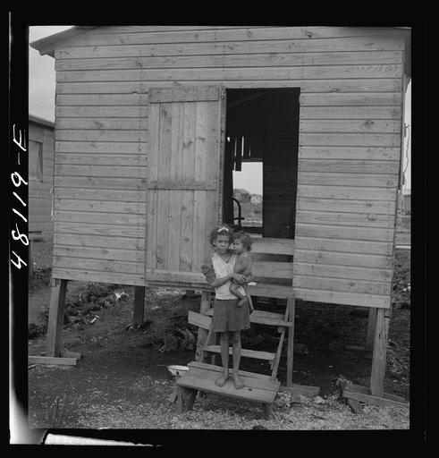 Untitled photo, possibly related to: San Juan, Puerto Rico. In the huge slum area known as "El Fangitto"