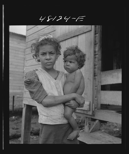 Untitled photo, possibly related to: San Juan, Puerto Rico. In the huge slum area known as "El Fangitto"