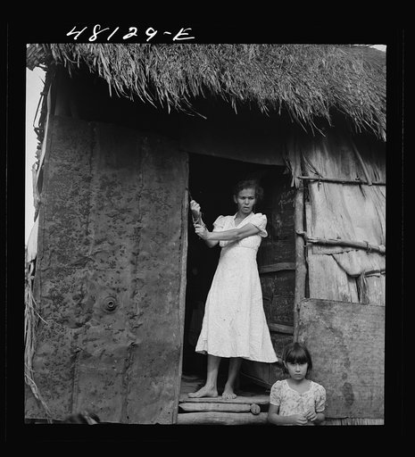 Untitled photo, possibly related to: Utuado, Puerto Rico (vicinity). Farm laborer's family