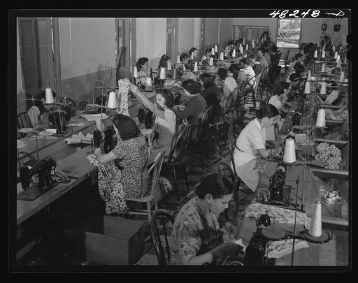 In a needlework factory. Vicinity of San Juan, Puerto Rico