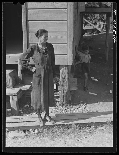 Untitled photo, possibly related to: Rio Piedras (vicinity), Puerto Rico. Wife of a FSA (Farm Security Administration) borrower