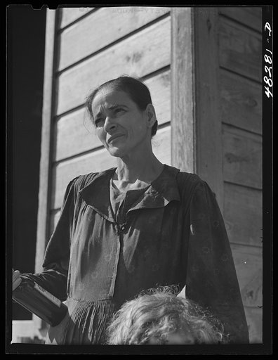 Untitled photo, possibly related to: Wife of a FSA (Farm Security Administration) borrower. The family was one of thirty participating in a FSA-sponsored sugar cooperative. Vicinity of Rio Piedras, Puerto Rico