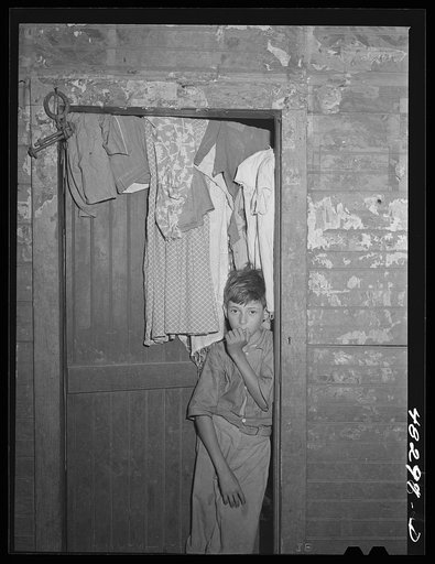 Untitled photo, possibly related to: Rio Piedras (vicinity), Puerto Rico. Wife and children of a FSA (Farm Security Administration) borrower