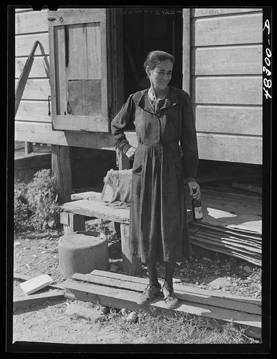 Untitled photo, possibly related to: Rio Piedras (vicinity), Puerto Rico. Wife of a FSA (Farm Security Administration) borrower. The family was one of thirty participating in a FSA-sponsored sugar cooperative