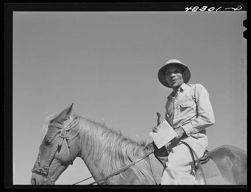 Rio Piedras (vicinity), Puerto Rico. Union organizer who was visiting a FSA (Farm Security Administration) sugar cane cooperative