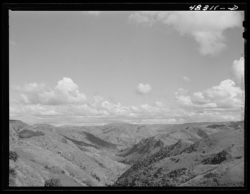 Barranquitas (vicinity), Puerto Rico. Mountains