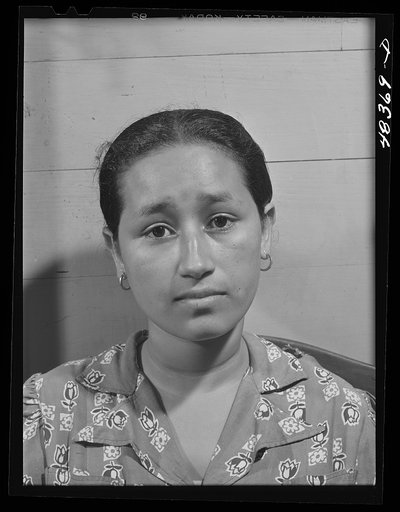 Rio Piedras (vicinity), Puerto Rico. Daughter of a FSA (Farm Security Administration) tenant purchase borrower
