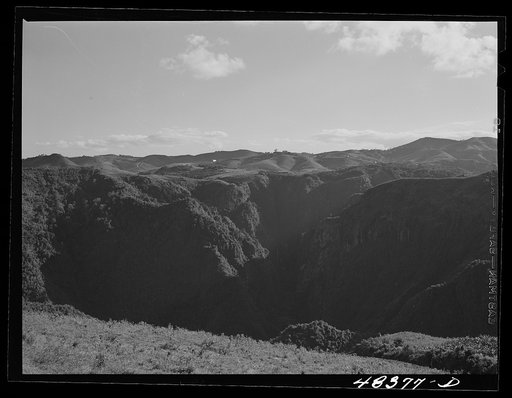Untitled photo, possibly related to: Barranquitas (vicinity), Puerto Rico. Mountains
