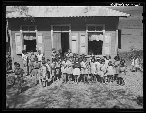 Aibonito, Puerto Rico. Children at school