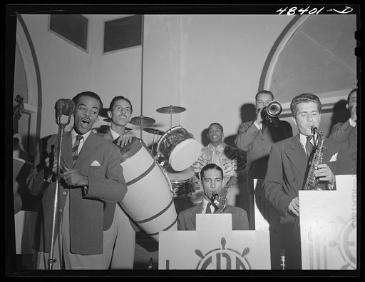 San Juan, Puerto Rico. Orchestra in the "Escambron," a nightclub