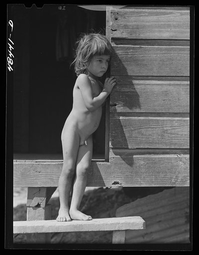 Untitled photo, possibly related to: Rio Piedras (vicinity), Puerto Rico. One of the children of a FSA (Farm Security Administration) borrower