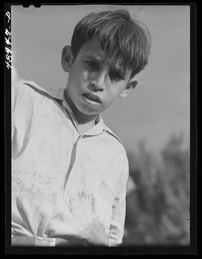 San Sebastian, Puerto Rico. Boy who was playing in the street