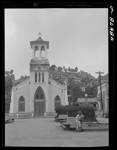 Orocovis, Puerto Rico. The plaza
