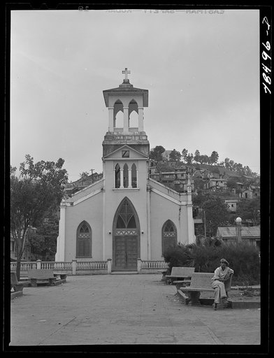 Orocovis, Puerto Rico. The plaza